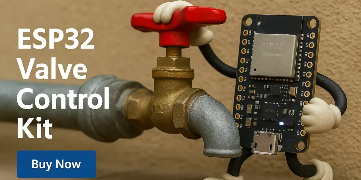 Zestaw DIY do zdalnego sterowania zaworami kulowymi – inteligentne rozwiązanie z ESP32